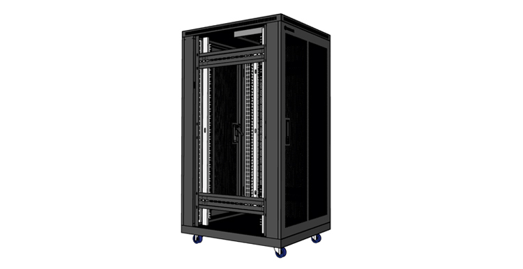 Tủ mạng 27U sâu 800, tủ rack 27U D800 UNR 27UD800-2CL Mẫu mới