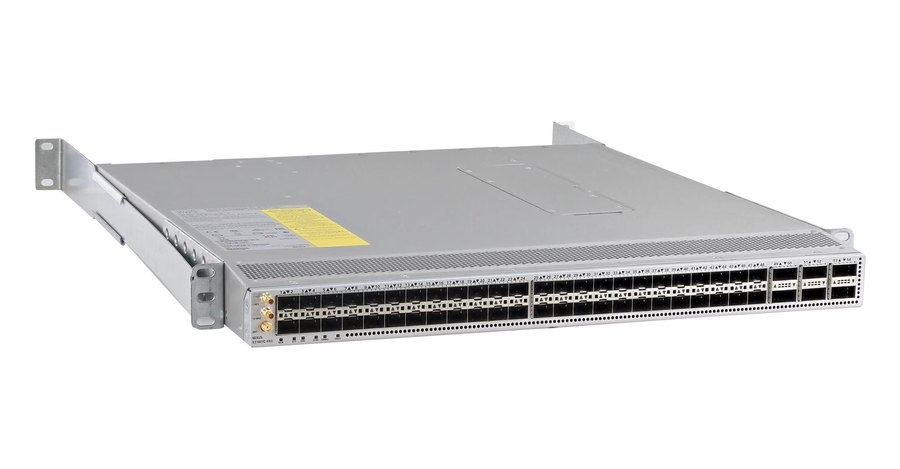Cisco N9K-C93180YC-FX3, Switch Cisco Nexus 93180YC-FX3 48 cổng 1/10/25G SFP28 + 6 cổng 40/100G QSFP28, 3,6 Tbps