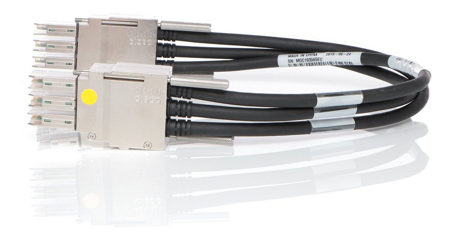 Cáp stack Cisco STACK-T1-50CM, Cáp stack Cisco STACK-T1-50CM 50 cm cho switch Catalyst 9300 và 3850 (StackWise-480/1T)