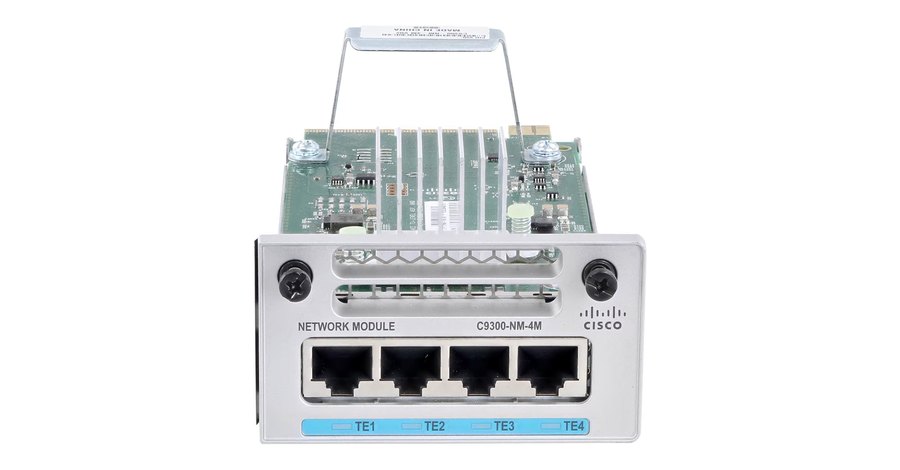Module uplink Cisco C9300-NM-4M, Module uplink Cisco C9300-NM-4M 4 cổng mGig 10G RJ-45 cho switch Catalyst 9300