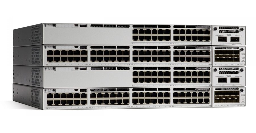 Cisco Catalyst C9200-24P-E, Switch Cisco Catalyst C9200-24P-E 24 cổng PoE+, uplink module, Network Essentials