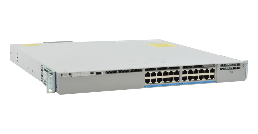 Cisco Catalyst C9300-24UX-E, Switch Cisco Catalyst C9300-24UX-E 24 cổng UPOE mGig, uplink module, Network Essentials