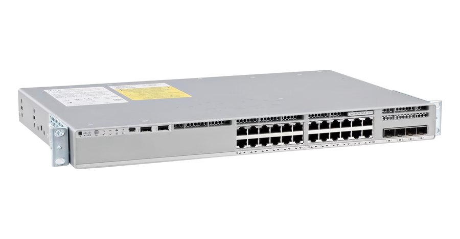 Cisco Catalyst C9200L-24P-4X-A, Switch Cisco Catalyst C9200L-24P-4X-A 24 cổng PoE+, uplink 4 x 10G SFP+, Network Advantage