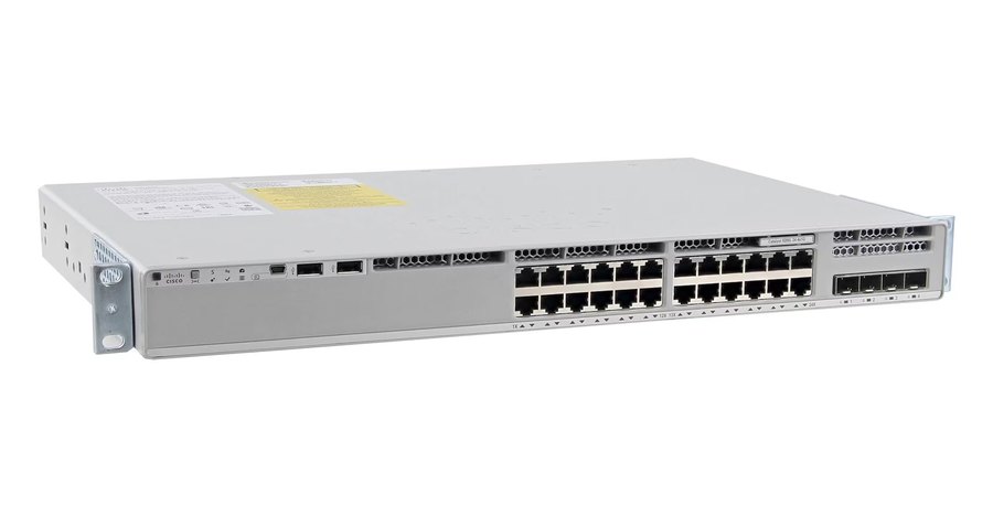 Cisco Catalyst C9200L-24T-4G-A, Switch Cisco Catalyst C9200L-24T-4G-A 24 cổng, uplink 4 x 1G SFP, Network Advantage