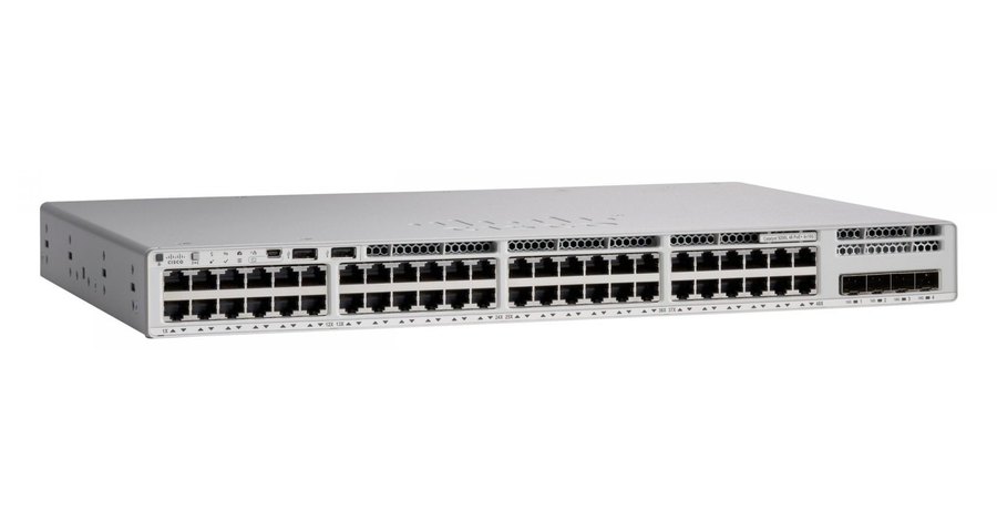 Cisco Catalyst C9200L-48P-4X-E, Switch Cisco Catalyst C9200L-48P-4X-E 48 cổng PoE+, uplink 4 x 10G SFP+, Network Essentials