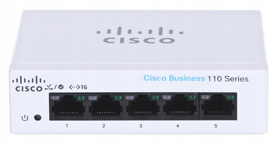 Cisco Business CBS110-5T-D, Switch Cisco Business CBS110-5T-D 5 cổng Gigabit không cần cấu hình