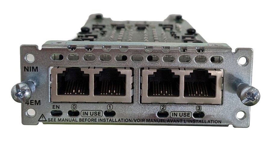 Module Cisco NIM-4E/M, Module Cisco NIM-4E/M 4 cổng thoại analog E&M cho router Cisco ISR 4000, Catalyst 8000