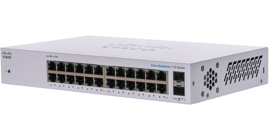 Cisco Business CBS110-24T, Switch Cisco Business CBS110-24T 24 cổng Gigabit không cần cấu hình