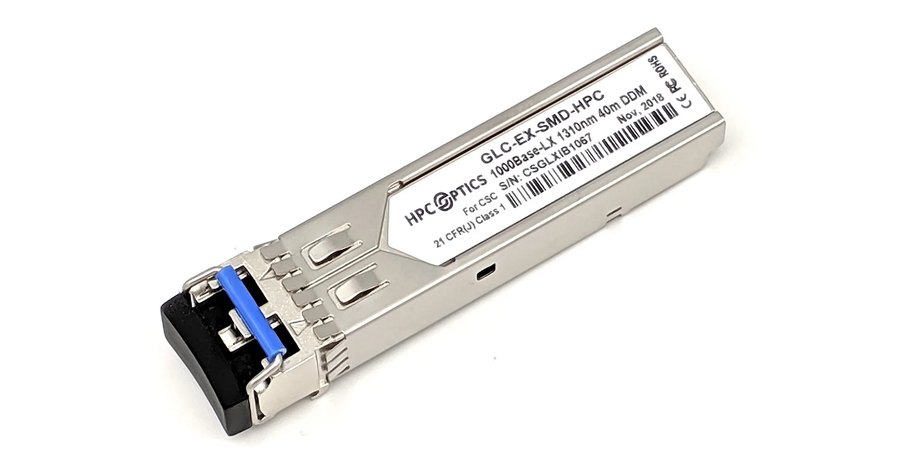 Module quang Cisco GLC-EX-SMD, Module quang Cisco GLC-EX-SMD 1000BASE-EX 1 Gbps, 1310 nm, 40 km