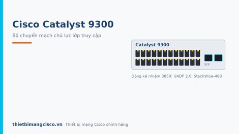 Tìm hiểu bộ chuyển đổi Cisco Catalyst 9300