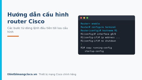 Hướng dẫn cấu hình router Cisco