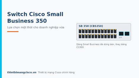 Switch Cisco Small Business 350 sự lựa chọn cho các doanh nghiệp vừa và nhỏ