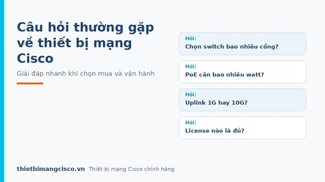 Những câu hỏi thường gặp tại thiết bị mạng Cisco (fag)
