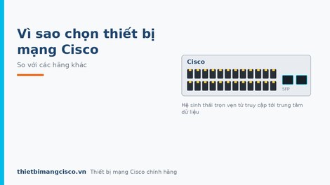 Tại sao thiết bị mạng Cisco lại đặc biệt hơn các hãng khác?