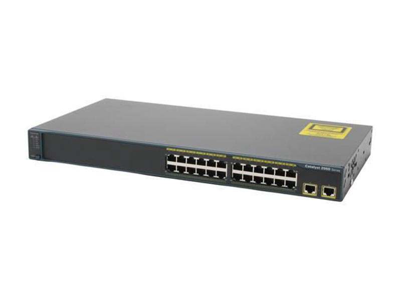 WS-C2960-24TT-L Catalyst 2960 24 10/100 + 2 1000BT LAN Base Image