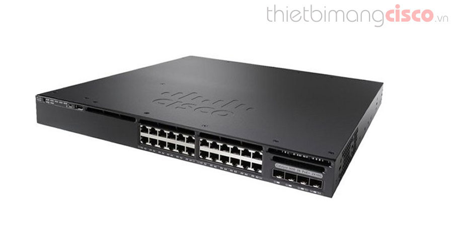 Switch Cisco WS-C3650-24PD-S