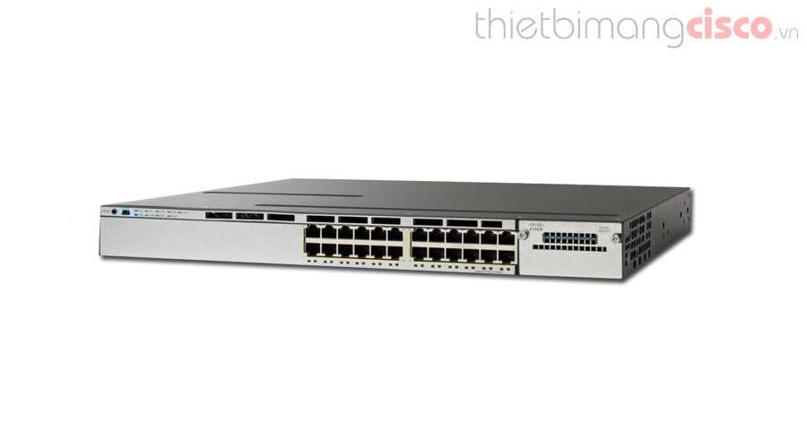 Switch Cisco WS-C3850-24S-E chính hãng