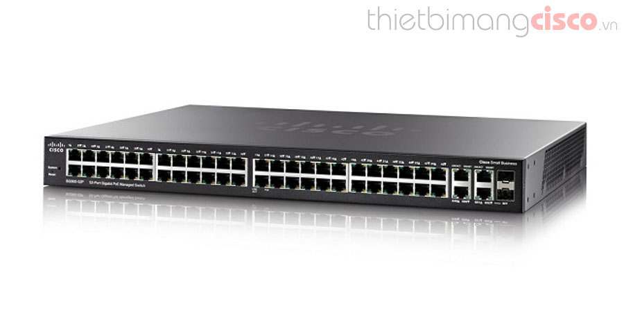 Switch Cisco SG350-52P-K9-EU chính hãng Switch Cisco SG350-52P-K9-EU chính hãng