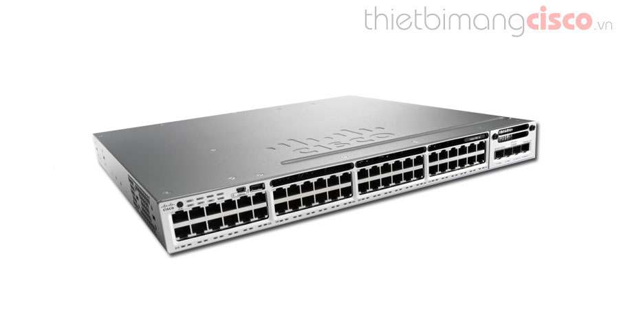 Switch Cisco WS-C3850-48F-E chính hãng