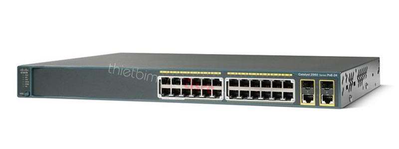 Switch Cisco WS-C2960-24PC-L chính hãng