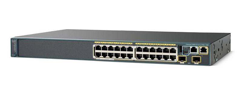 Switch mạng Cisco WS-C2960S-24PD-L Catalyst 2960S 24 GigE PoE 370W, 2 x 10G SFP+ LAN Base