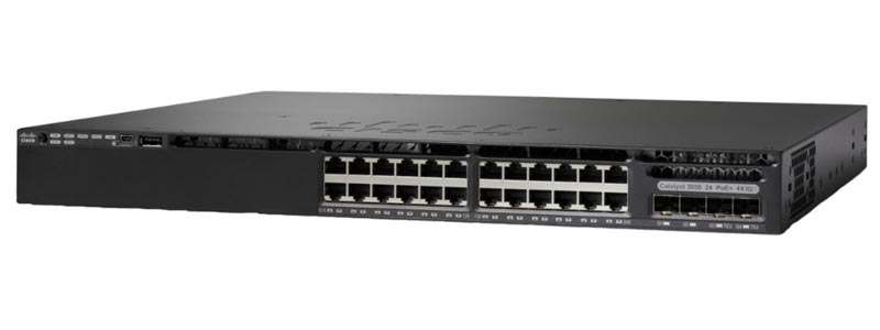 Switch Cisco WS-C3650-24P-S chính hãng