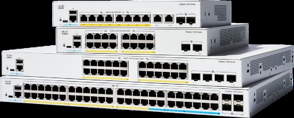 Switch Cisco Catalyst 1300 Series chính hãng – các bản 8, 16, 24 và 48 cổng