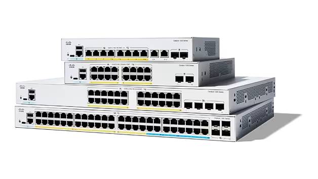 Cisco Catalyst 1300 Series 8 cổng, 16 cổng, 24 cổng, 48 cổng chính hãng