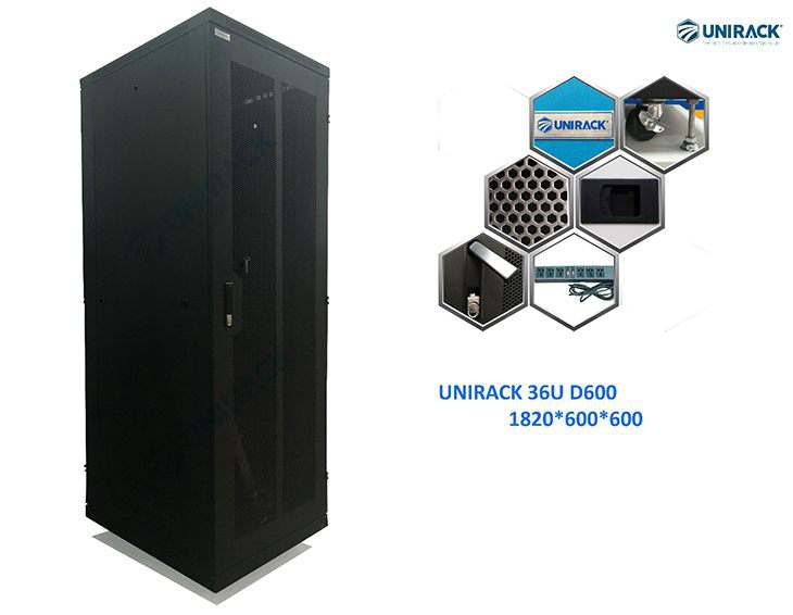 Tủ Rack 36U D600 - UNR-36U600